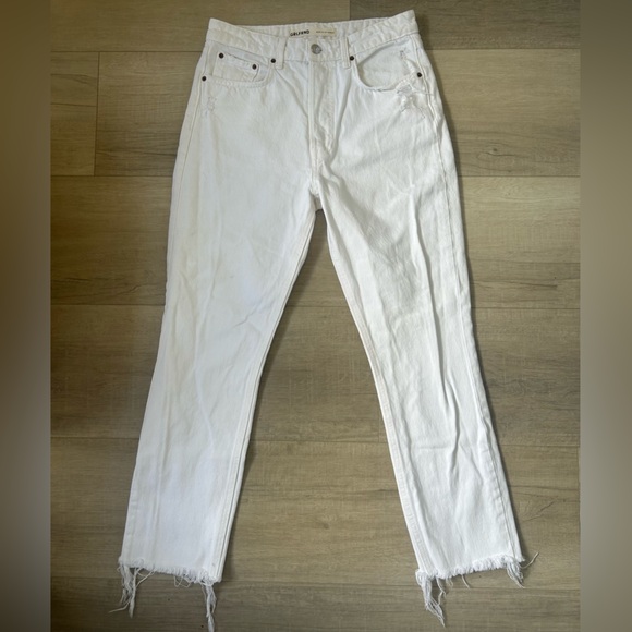 REVOLVE GRLFRND Karolina High Rise Straight Crop Jeans Size 27 - Picture 5 of 11